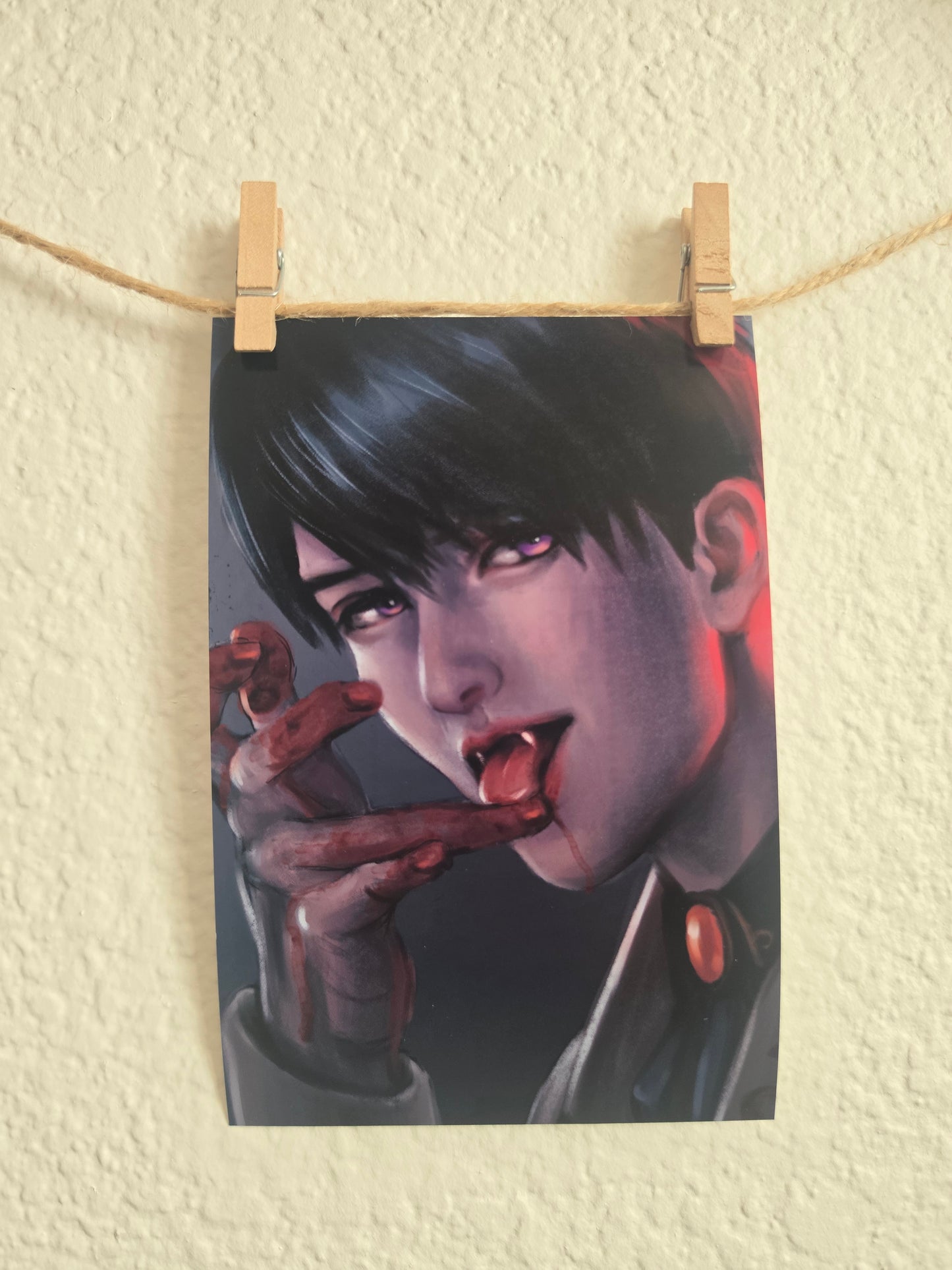 Vampire Series - Caleb Art Print 4"x6"