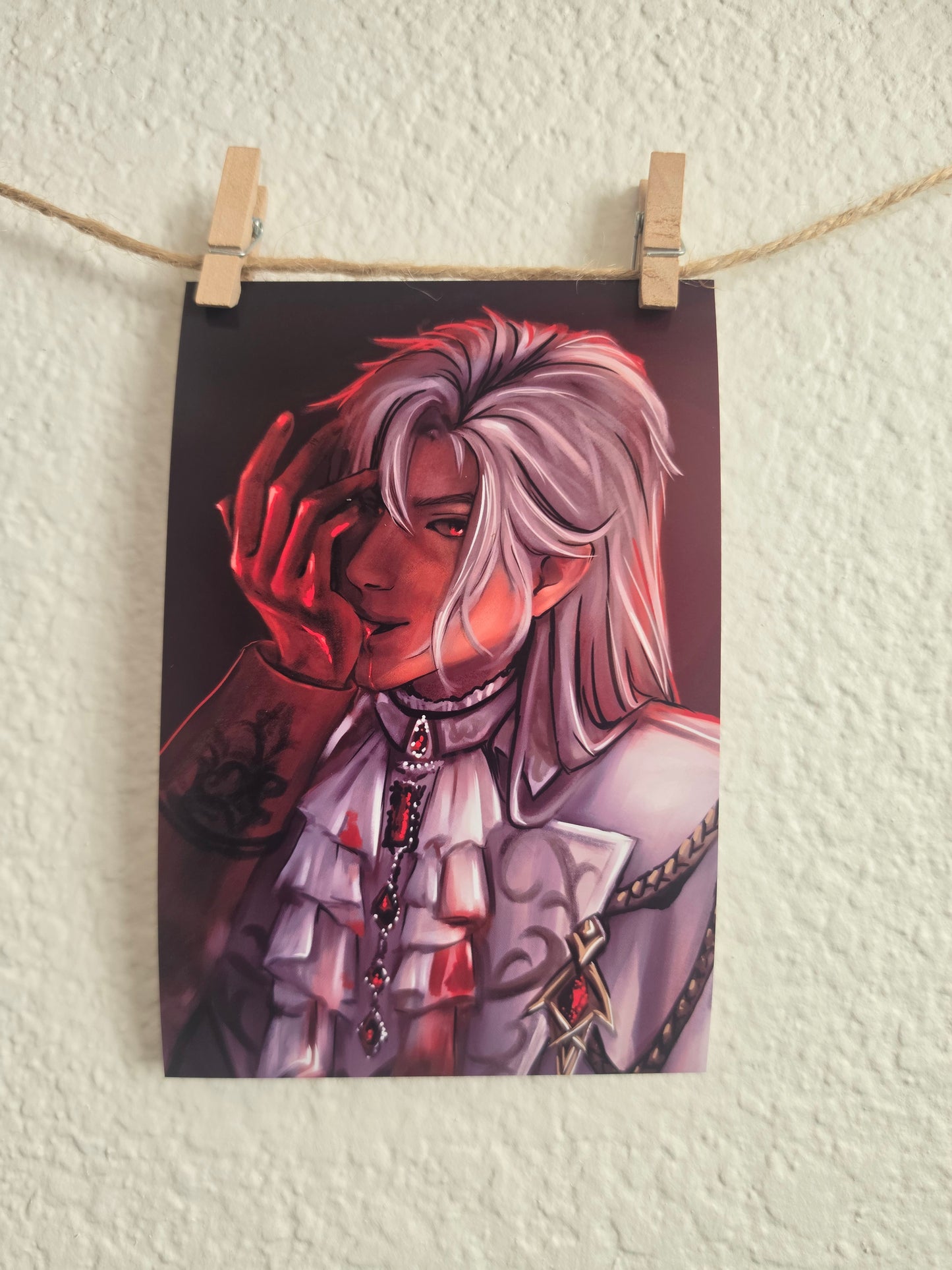 Vampire Series - Sylus Art Print 4"x6"