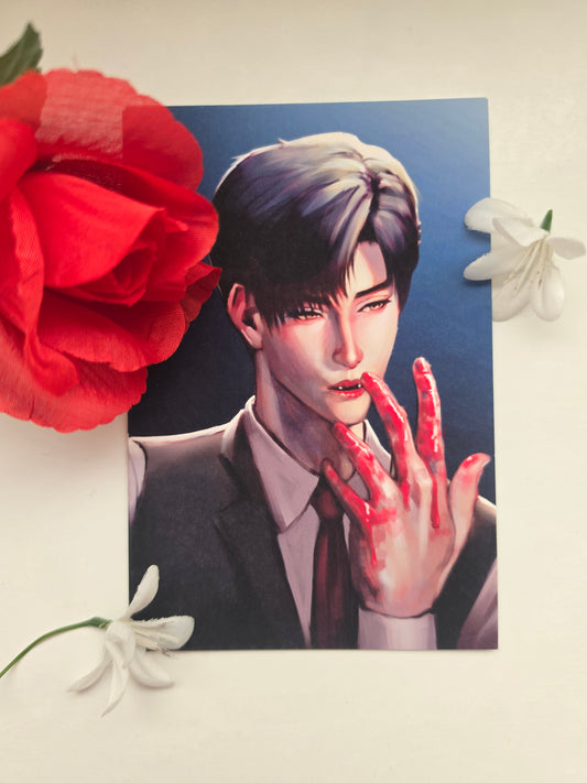 Vampire Series - Zayne Art Print 4"x6"