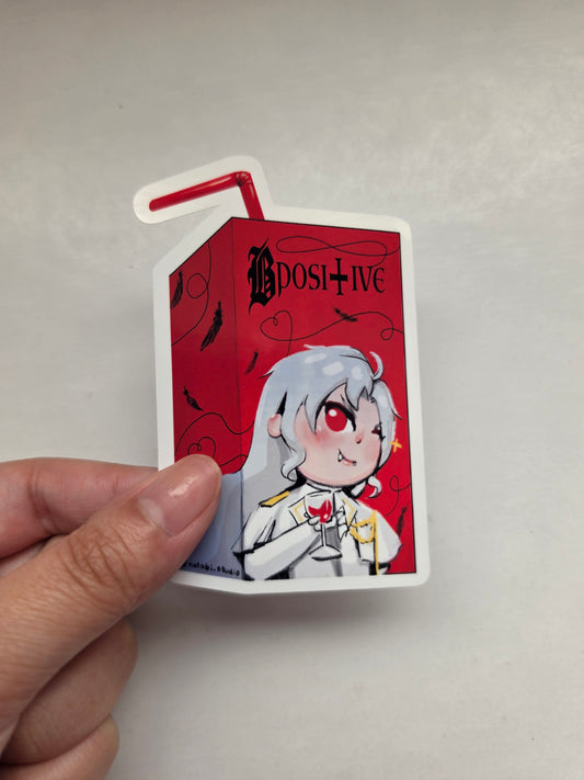 Sylus B Positive Juice Glossy Sticker