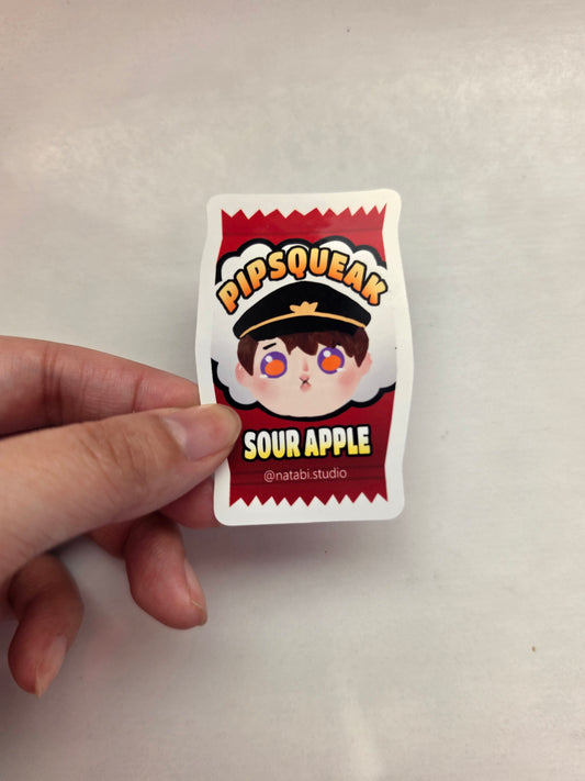 Caleb Sour Candy Glossy Sticker