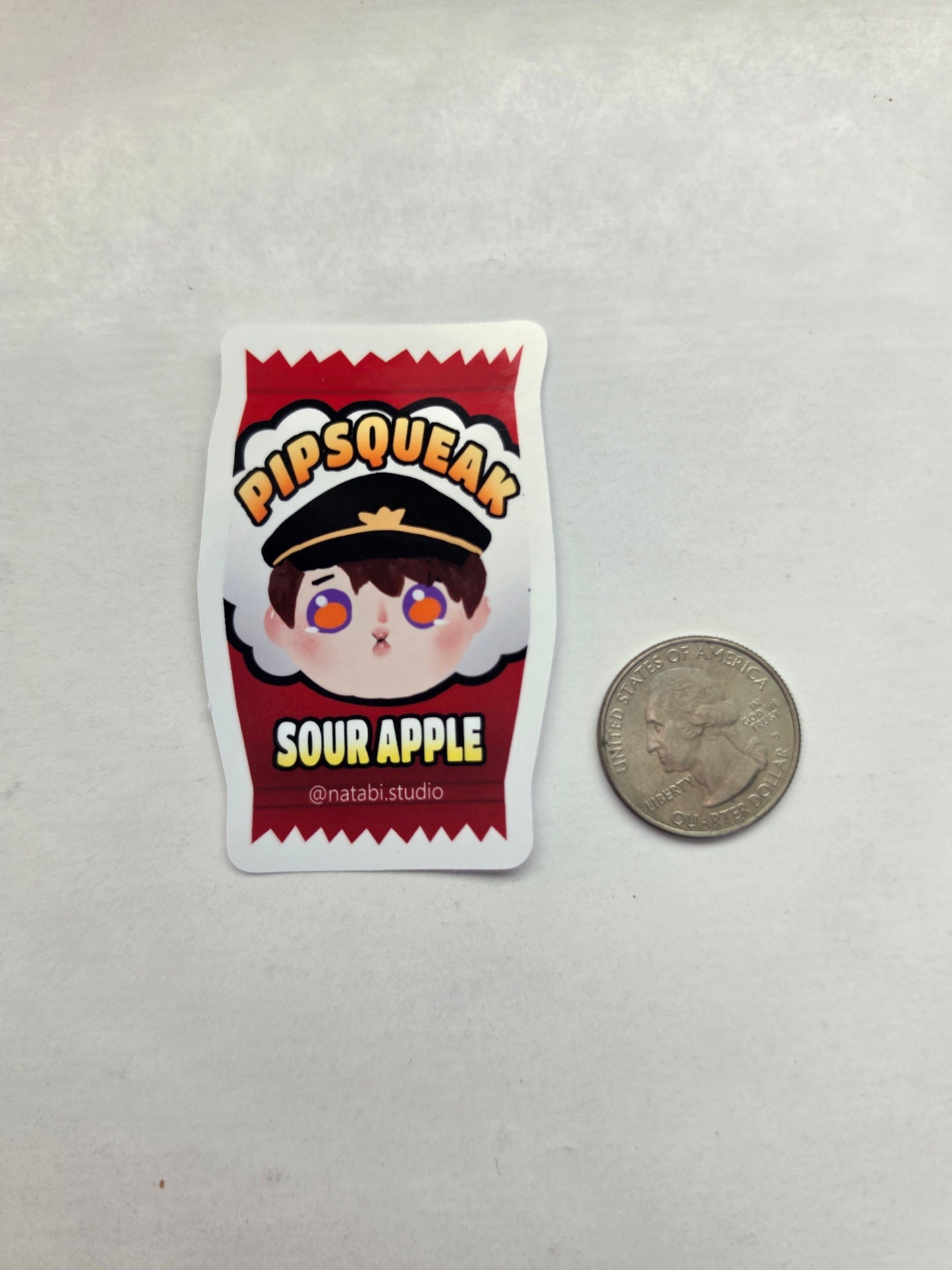 Caleb Sour Candy Glossy Sticker