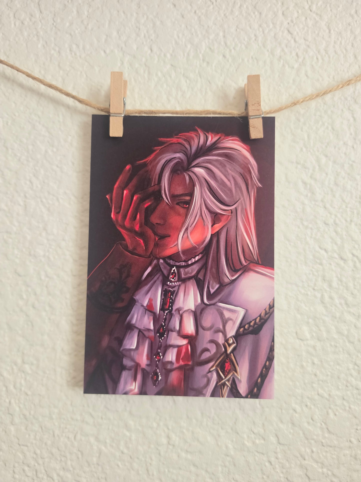 Vampire Series - Sylus Art Print 4"x6"