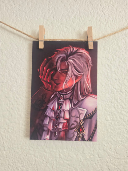 Vampire Series - Sylus Art Print 4"x6"