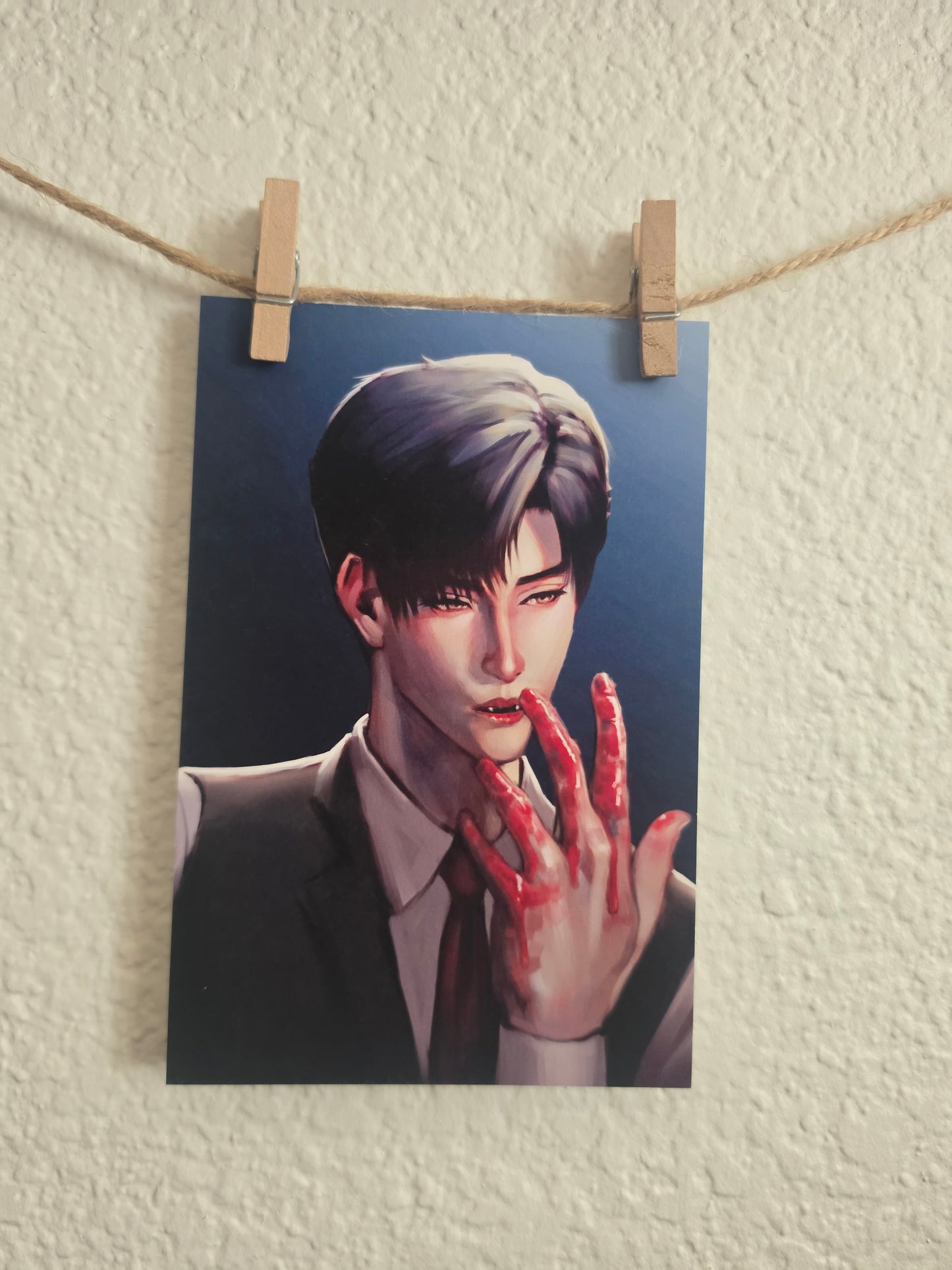 Vampire Series - Zayne Art Print 4"x6"