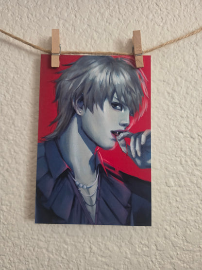 Vampire Series - Xavier Art Print 4"x6"