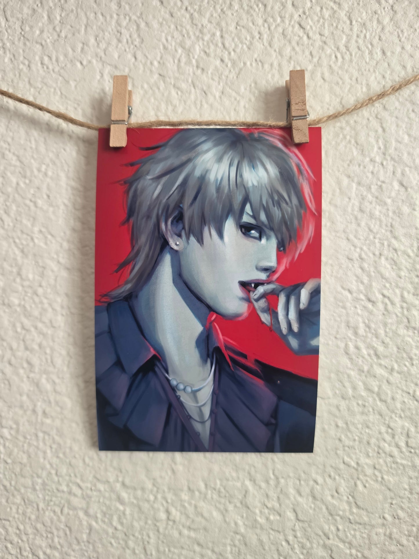Vampire Series - Xavier Art Print 4"x6"
