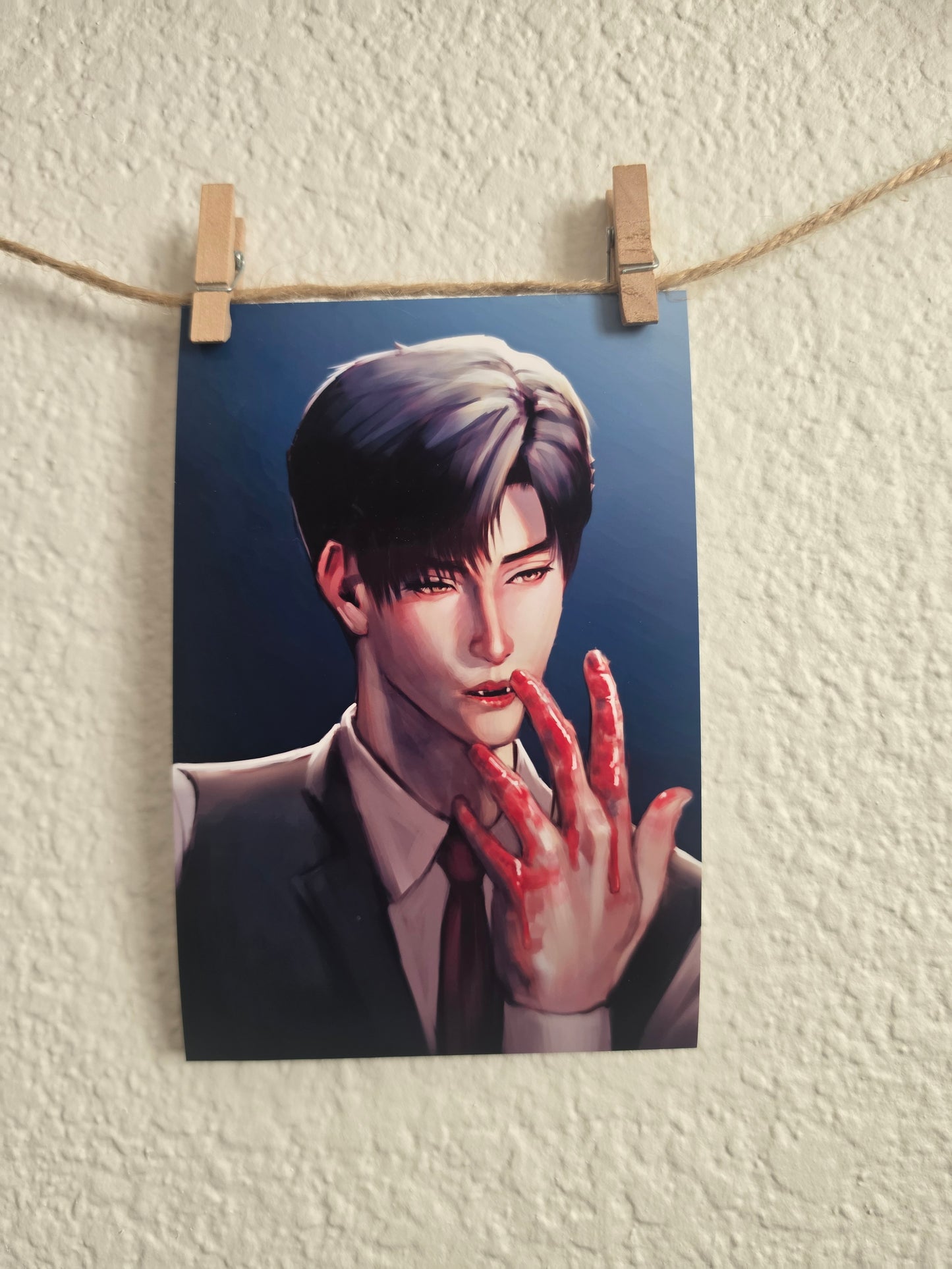 Vampire Series - Zayne Art Print 4"x6"