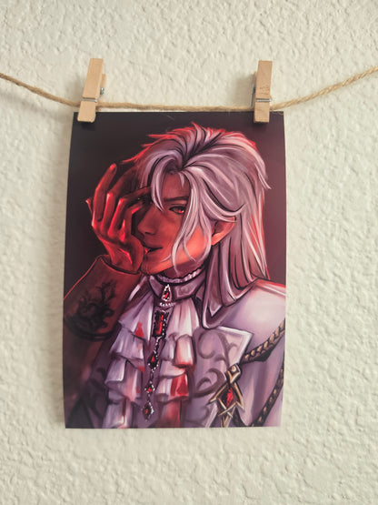 Vampire Series - Sylus Art Print 4"x6"