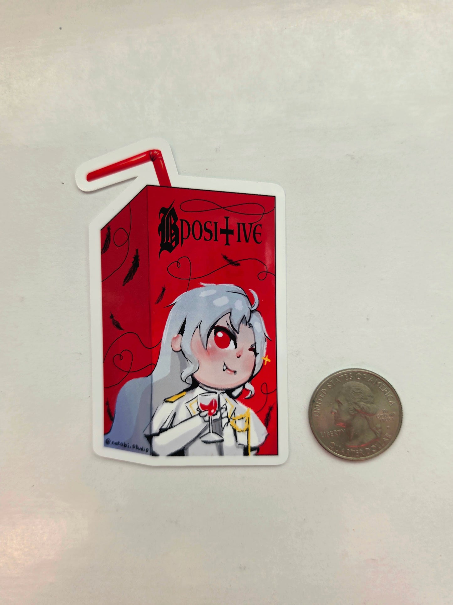 Sylus B Positive Juice Glossy Sticker
