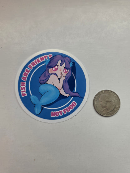 Rafayel Fish Propoganda Glossy Sticker