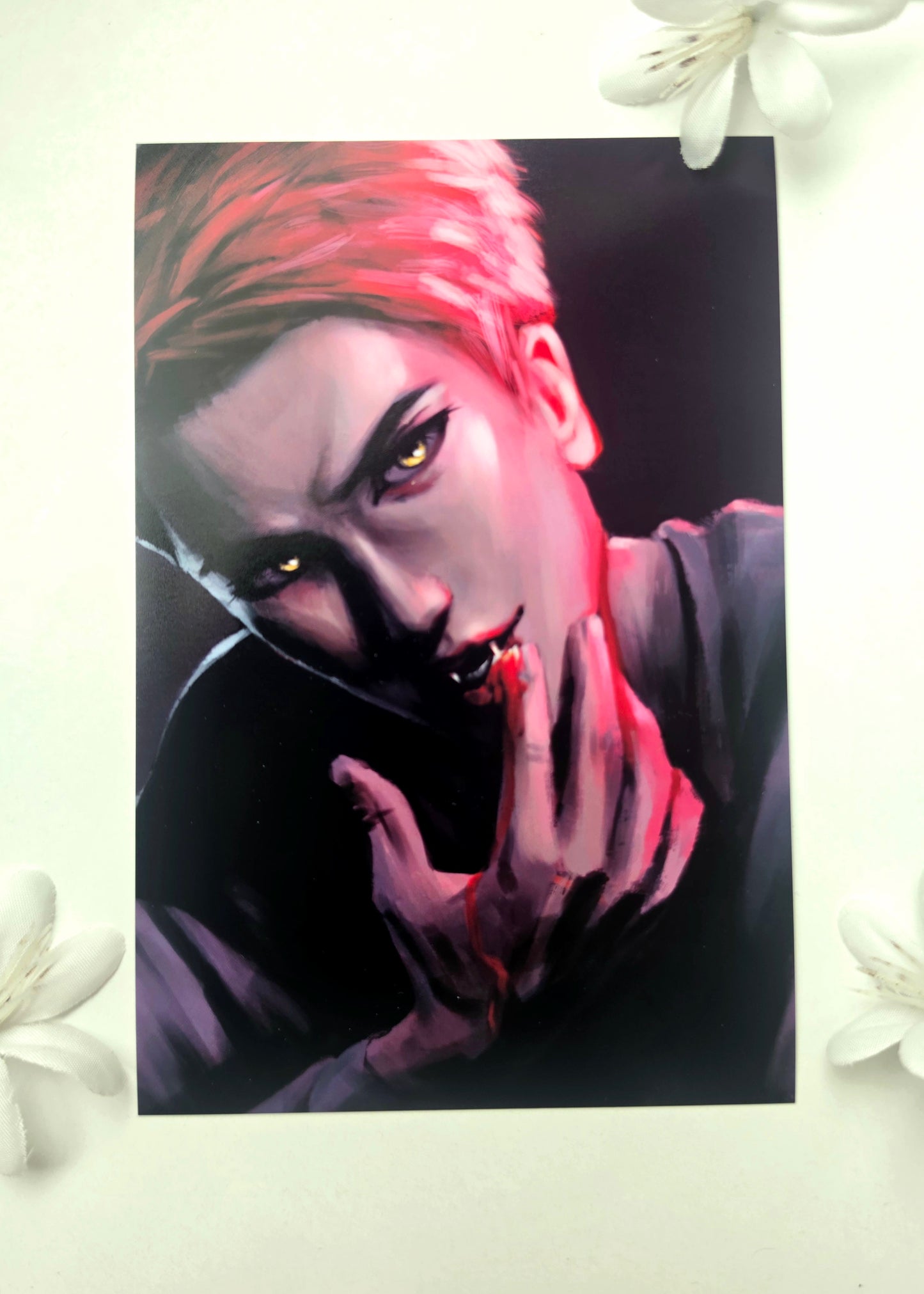 Vampire Series - Valko Art Print | Love and Deepspace Fan Art 4"x6"