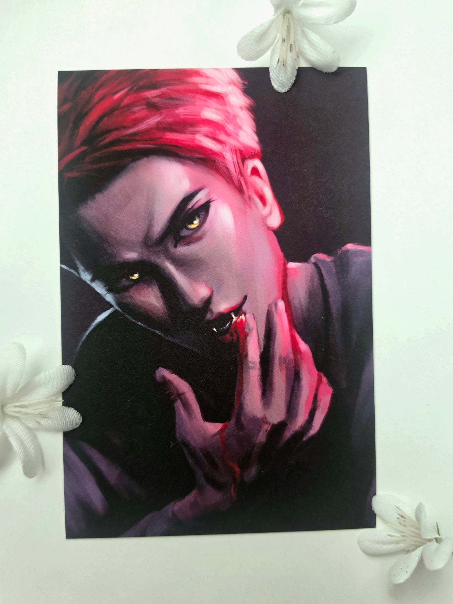 Vampire Series - Valko Art Print | Love and Deepspace Fan Art 4"x6"