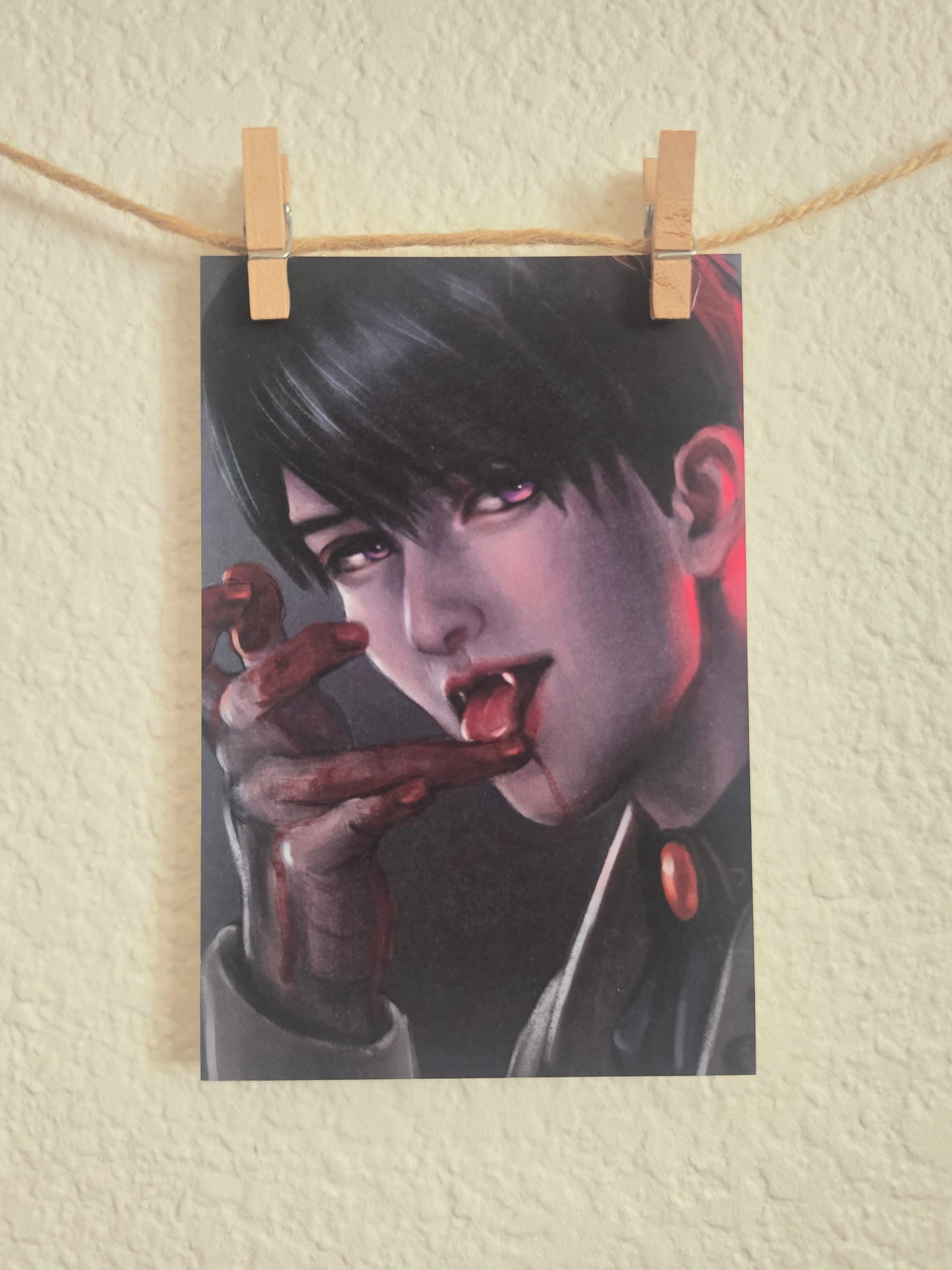 Vampire Series - Caleb Art Print 4"x6"