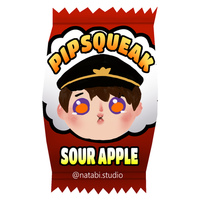 Caleb Sour Candy Glossy Sticker
