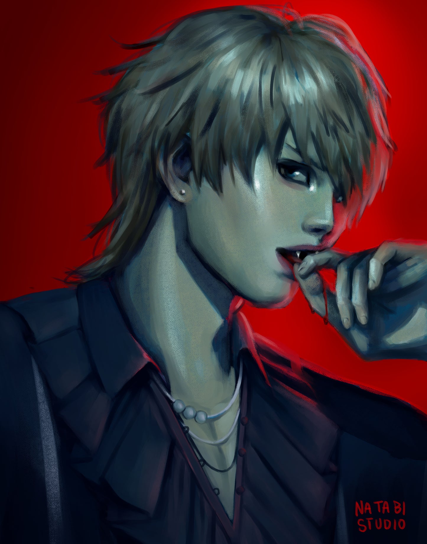 Vampire Series - Xavier Art Print 4"x6"