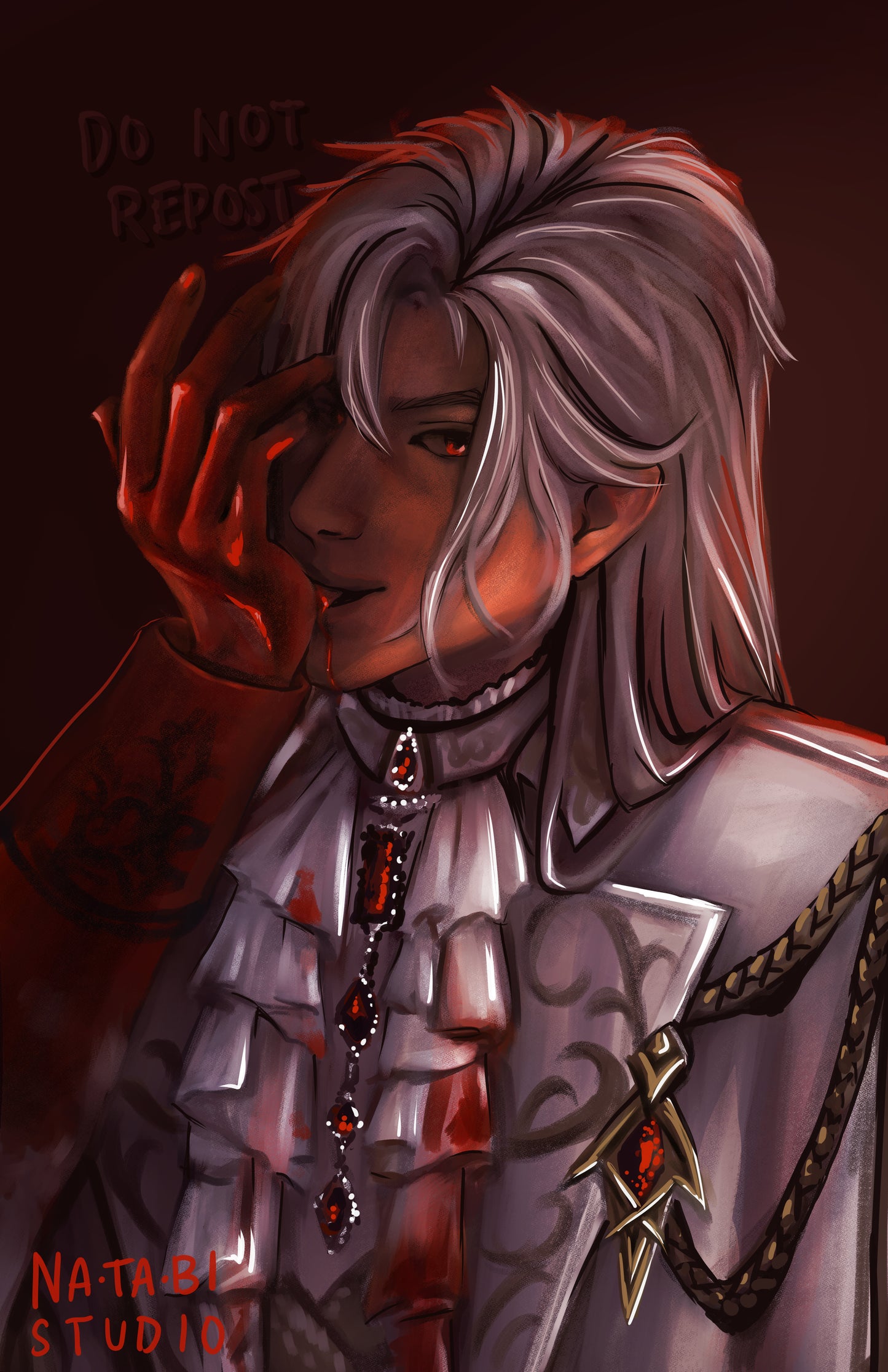Vampire Series - Sylus Art Print 4"x6"