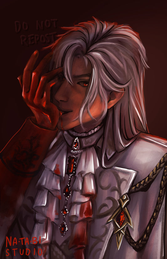 Vampire Series - Sylus Art Print 4"x6"